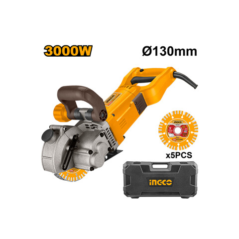 Acanaladora + 5 discos 3000W 7000RPM ING0055