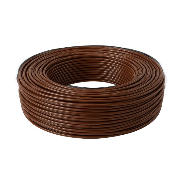 ROLLO CABLE PLASTICO "CF" 2MM X100M Marron