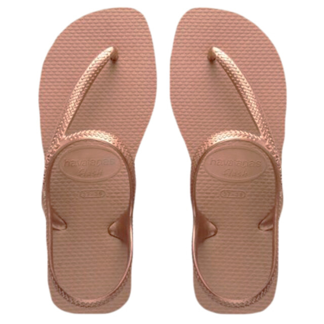 Sandalia de Mujer Havaianas Flash Urban Rosa - Dorado