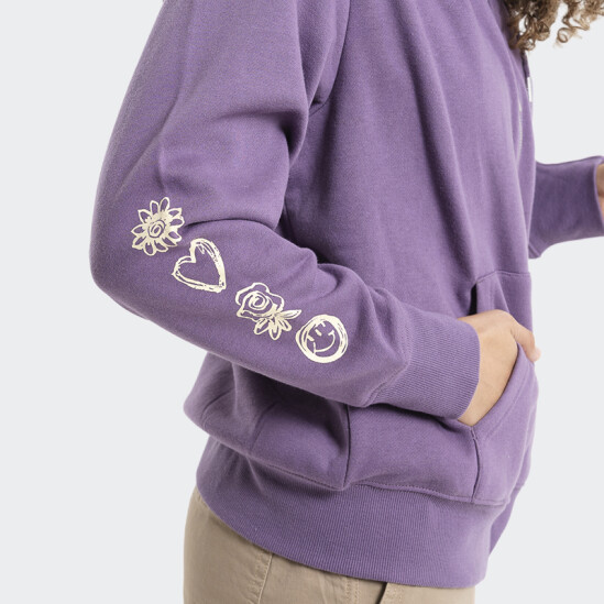Campera Reef Zipper Violeta