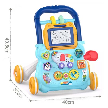Caminador Andador de Bebé Musical Juegos Actividades Huanger Celeste