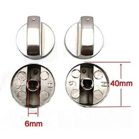 Perilla Reforzada Para Cocina Anafe Horno / Eje 6mm Perilla Reforzada Para Cocina Anafe Horno / Eje 6mm