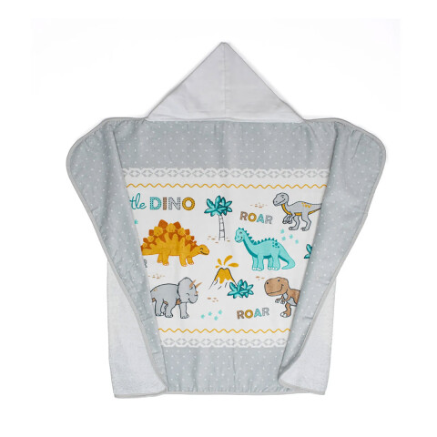 Toalla Con Capucha Bebé Döhler Velour 90 x 70 cm DINO