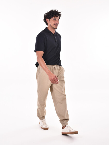 PANTALÓN JOGGER FRANCESCO BEIGE CLARO