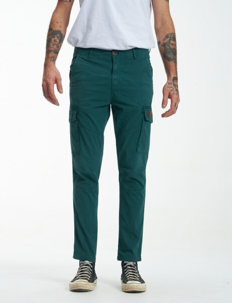 PANTALON CARGO SIMPLE VERDE