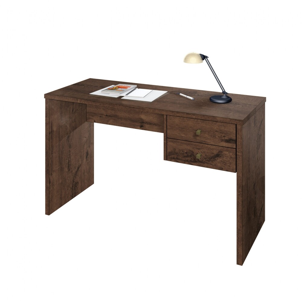 Escritorio Intelectual - 2 Cajones Marron