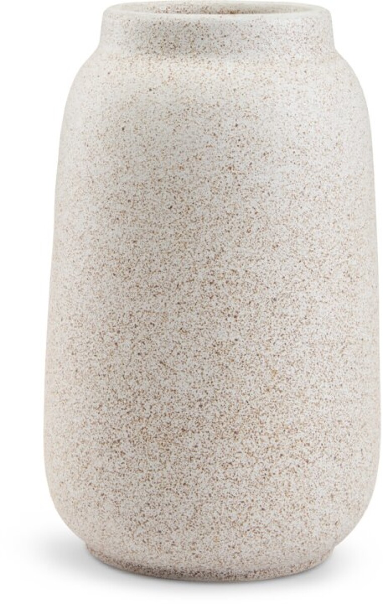 Jarrón KARLANTON Ø14xH23 cm blanco 