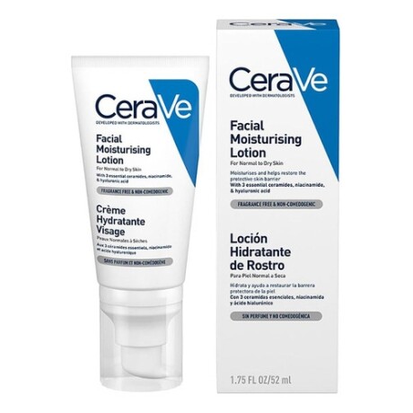 Loción hidratante de rostro para noche CeraVe 52ml Noche,Normal a seca