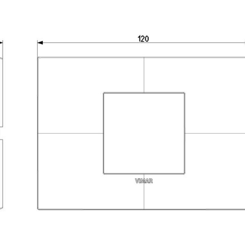 PLACA DE 2 PUNTOS CENTRALES BLANCA NEVE UP PLACA DE 2 PUNTOS CENTRALES BLANCA NEVE UP