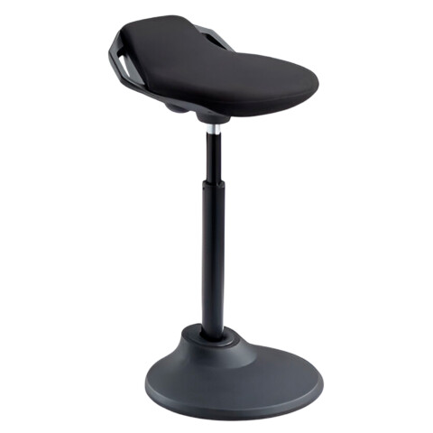 Taburete Banco Ergonómico Ajustable 360° HYBRICHAIR FLOW V2 Color Negro
