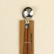 Cuchara Té Mango Efecto Madera, Set 2pcs Plateado