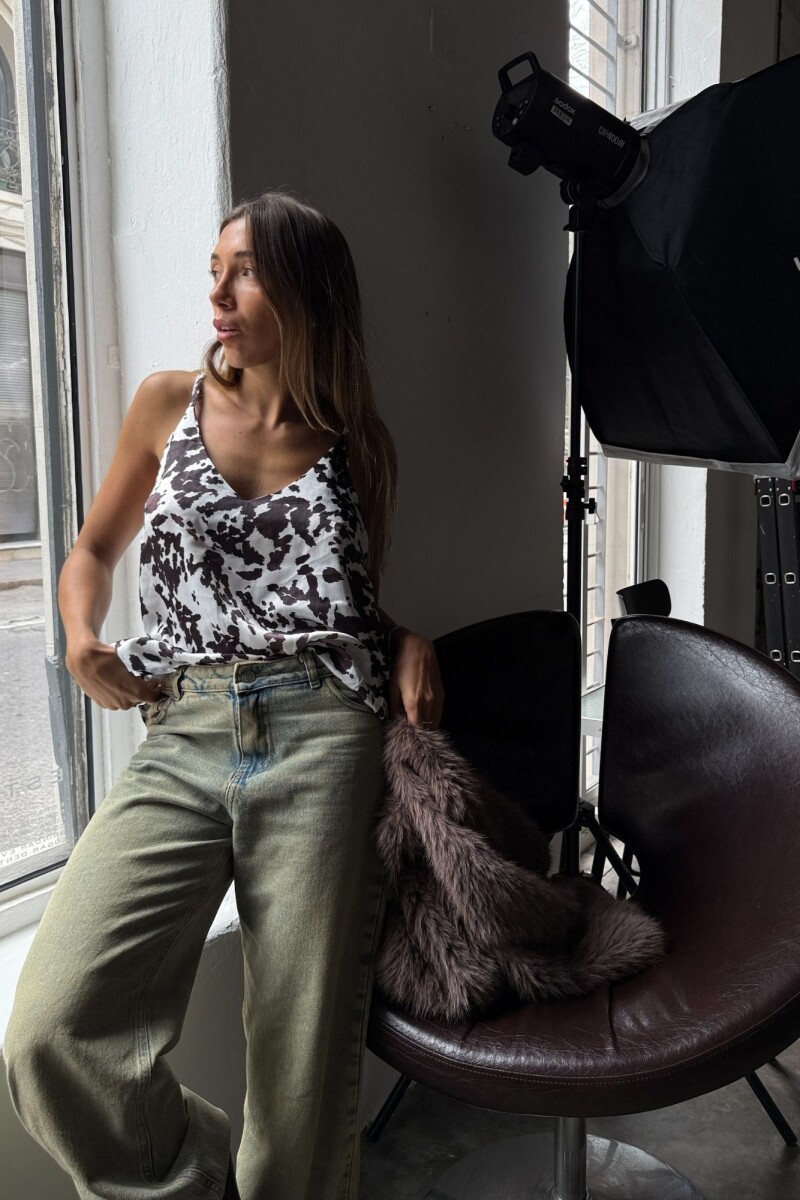 Blusa Cow Blusa Cow