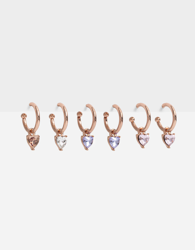 Aros Argollas Set Bañada en Oro Rosa Aros Argollas Sets Bañado En Oro Rosa - Dorado Oro Rosa