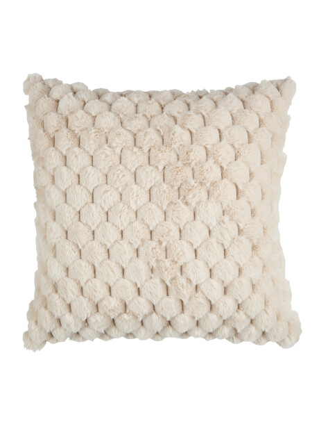 Almohadón HVIDBLOMME 45x45 pelo beige Almohadón HVIDBLOMME 45x45 pelo beige