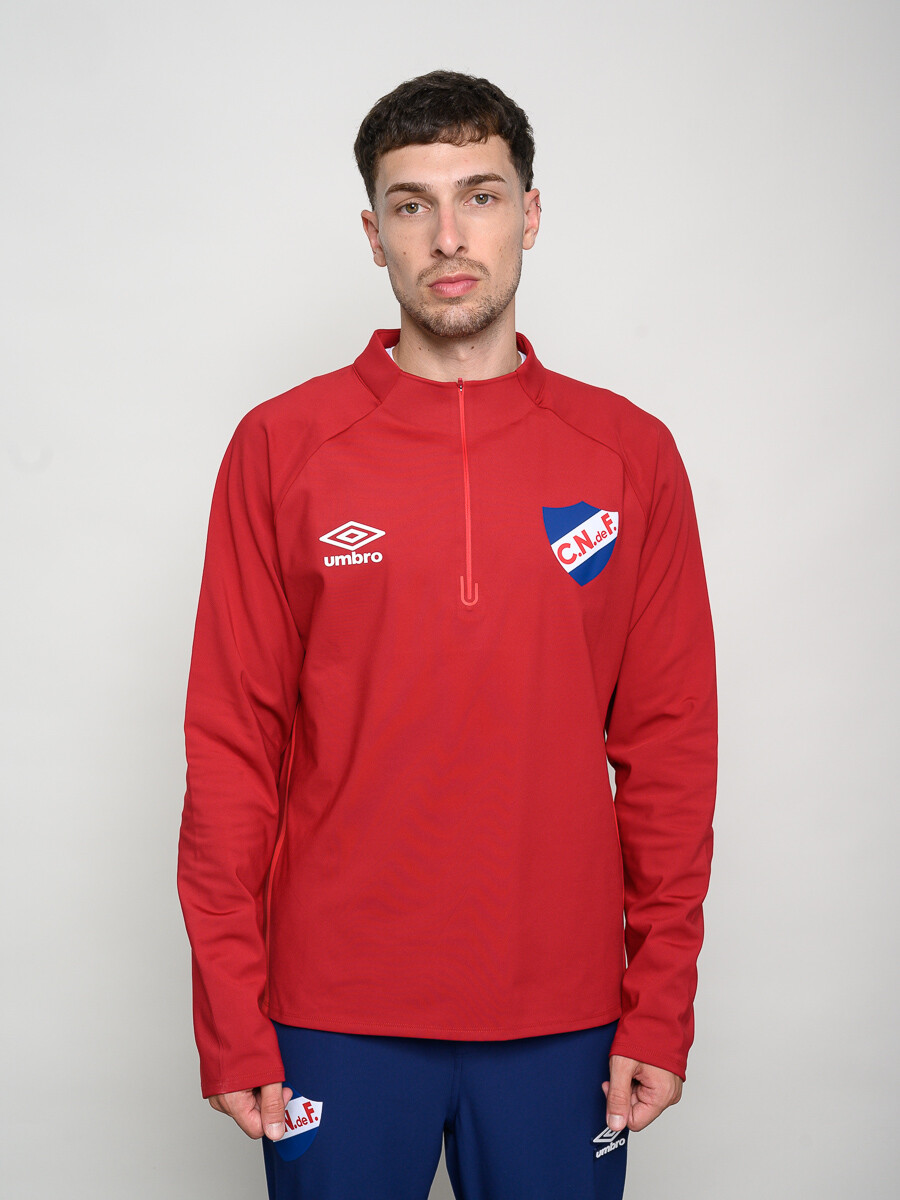 BUZO MEDIO CIERRE POLYTRAINING Nacional Hombre - 0w4 