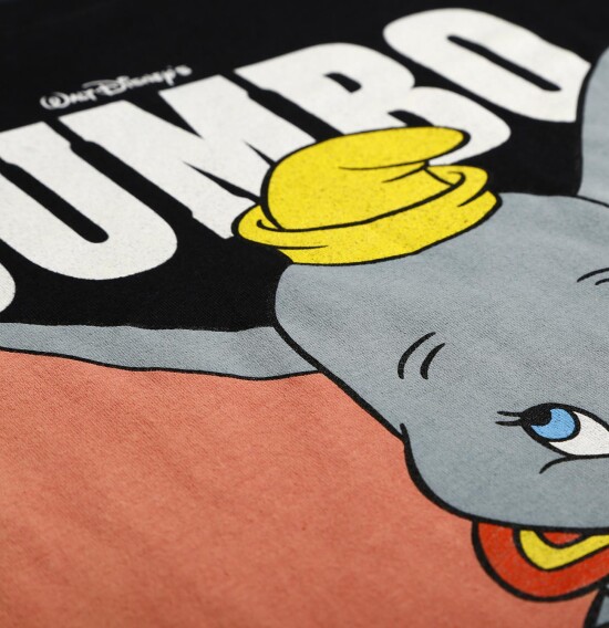 T-shirt de mujer Dumbo NEGRO
