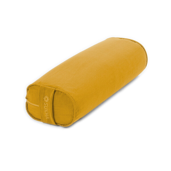 Bolster Rectangular Para Yoga Sukha Mostaza