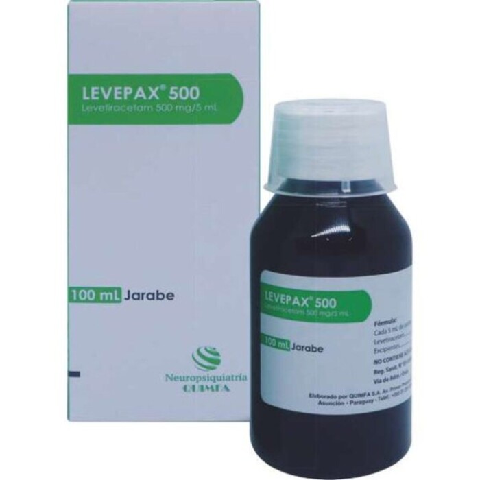 LEVEPAX 500 MG JARABE X 100 ML. única
