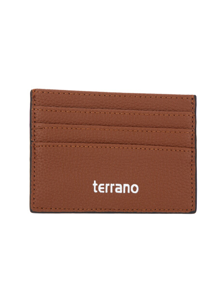 Tarjetero Con Visor Berlín Marrón