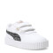 Championes de Niños Puma Carina 3.0 Animal Blanco - Negro