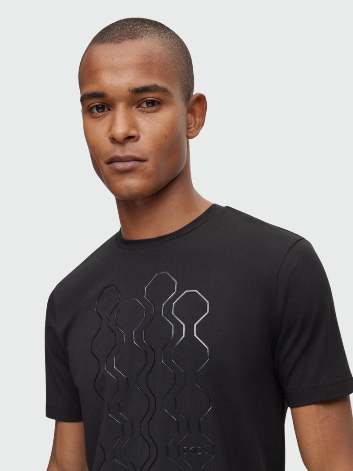 Hugo Boss Remera de algodon regular fit TEE 5 0 Fifth Av