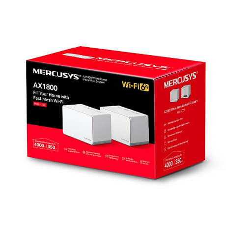 Access Point Mercusys Halo H70X 2,4GHZ/5GHZ AX1800 Pack X2 001