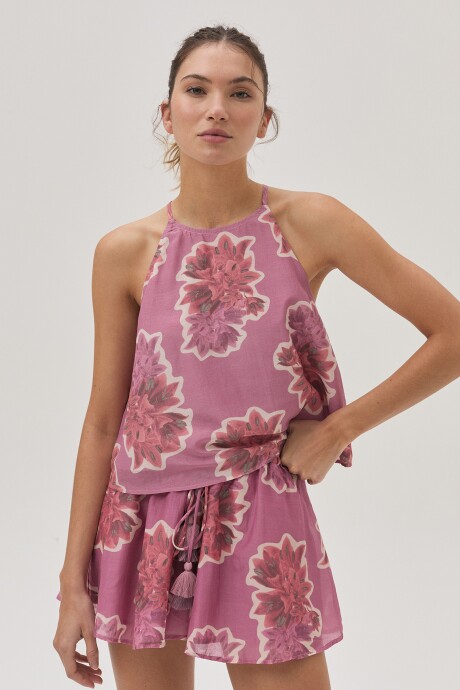 Top Lirio Rosa