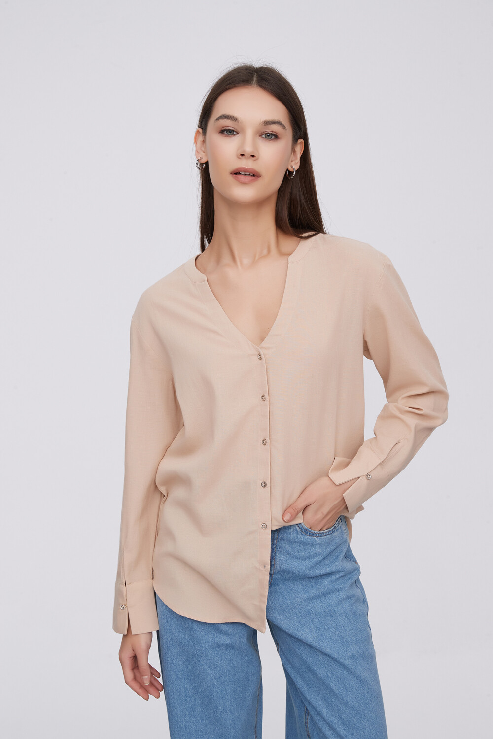 Camisa Biadene Beige