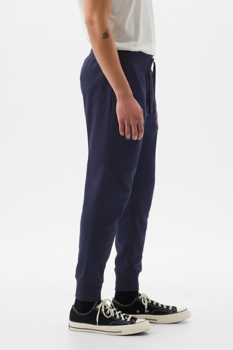 Pantalòn Deportivo Logo Gap Sin Felpa Hombre Tapestry Navy