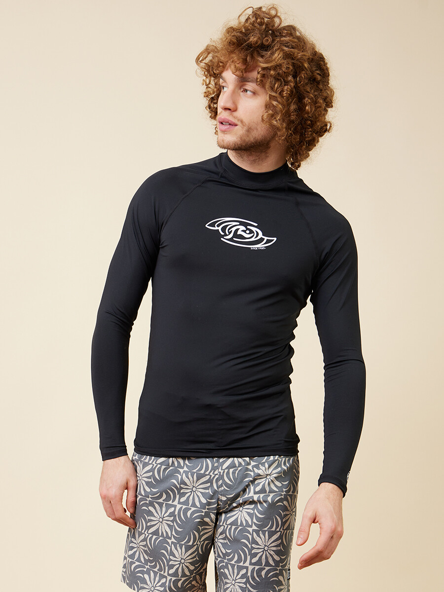 RASHGUARD AEMOND RUSTY - Negro 