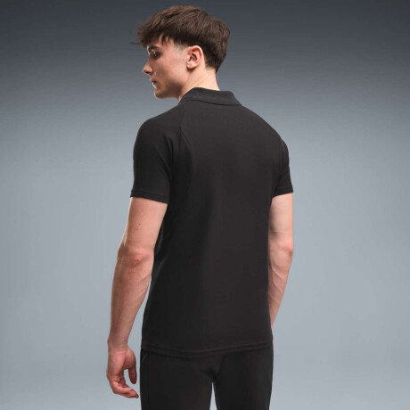 Polo Cap Evostripe de Hombre Negro