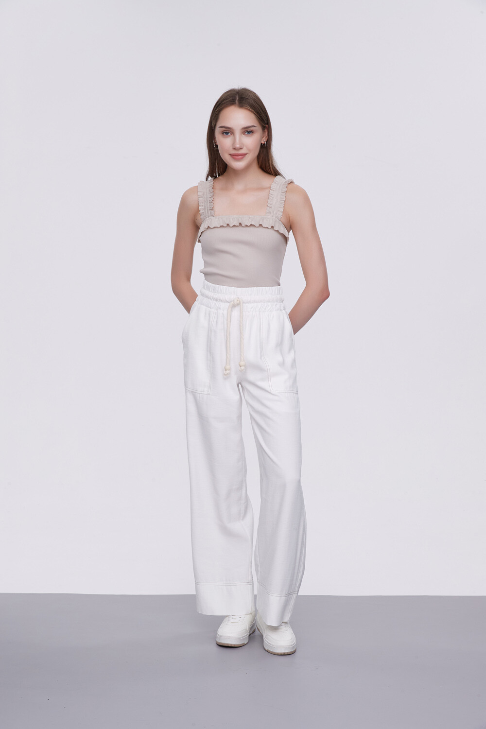 Pantalon Crescent Blanco