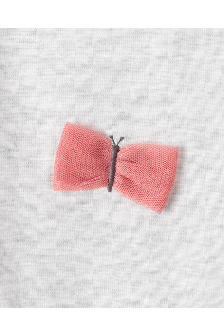 Set dos piezas de algodón, pantalón y body, diseño mariposas Set dos piezas de algodón, pantalón y body, diseño mariposas