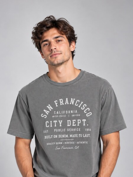 T-SHIRT UNIFORM SORKIS GRIS TOPO