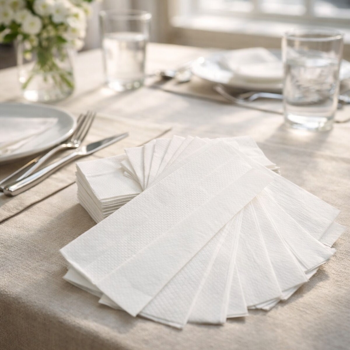 Set x5 Papel toalla interef Tulipa Eco - BLANCO 