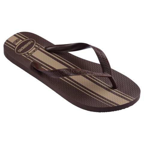 Sandalias Havaianas Color Essential Hombre Marron Oscuro/Marron Oscuro