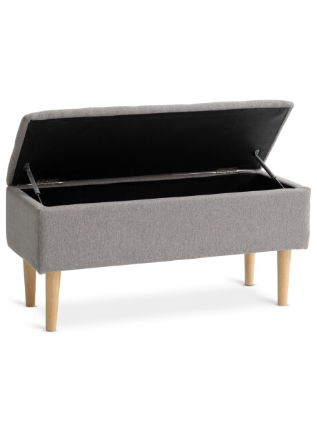 Banco BADSTED almacenaje tela gris cl/color roble Banco BADSTED almacenaje tela gris cl/color roble