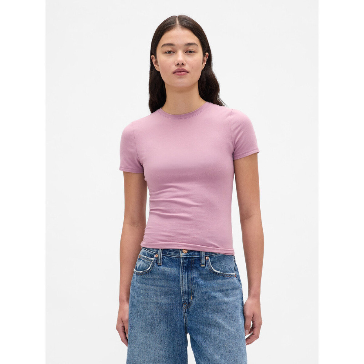 SS CLOSEKNIT CREW - 23 1/2 - WISPY MAUVE 902 