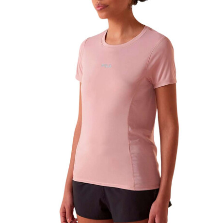 Fila Core Run Remera Manga Corta De Running Para Mujer Nude Rose