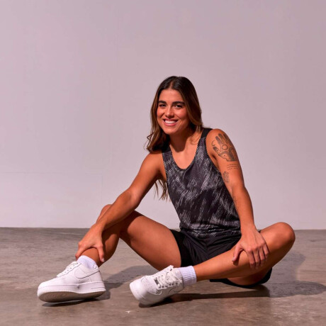 Remera Tank Top Print New York de Mujer Negro