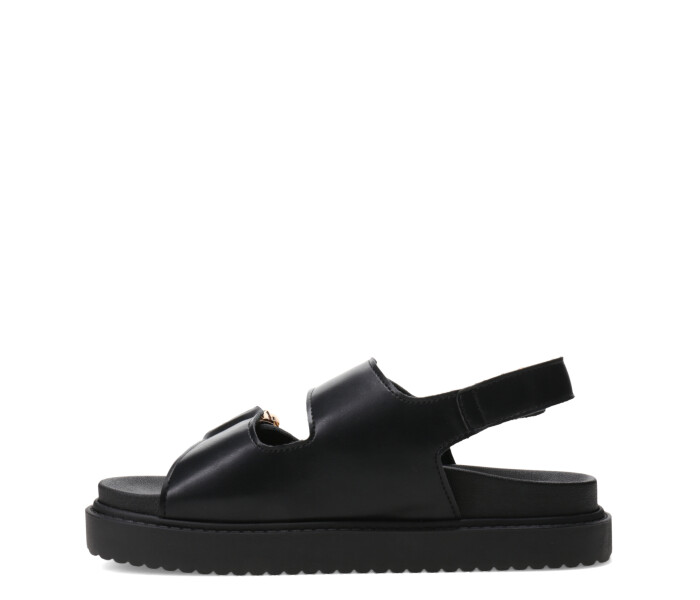 Sandalia ORYX con doble hebilla Black
