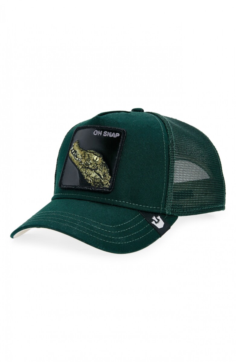 Gorra Goorin Bros Trucker Baseball - The Oh Snap Alligator - Verde 