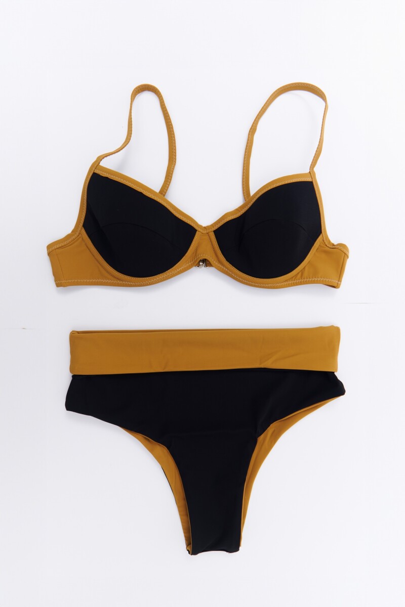 BIKINI BUZIOS NEGRO ORO