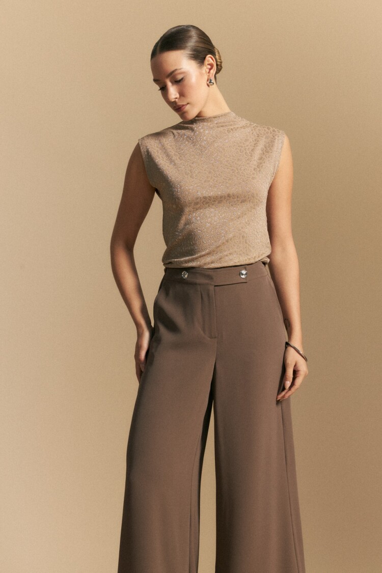 TOP RUMBLE Beige Oscuro