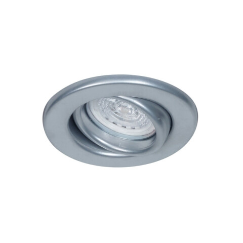 Embutido redondo móvil para cielorraso, plata JU0132