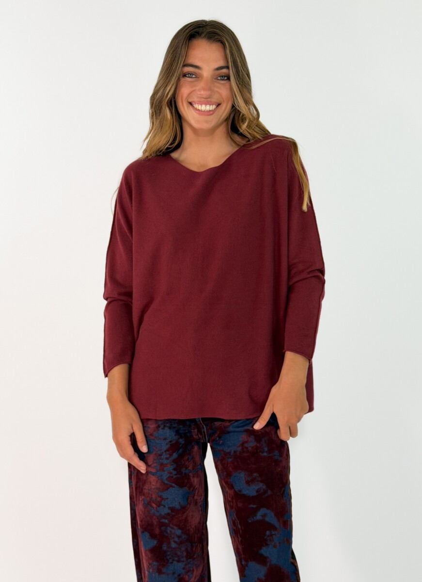 SWEATER SILVESTRA - BORDO 
