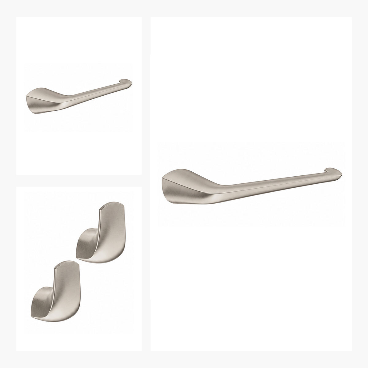 Set De Accesorios Fv Linea Epuyen Brushed Nickel 