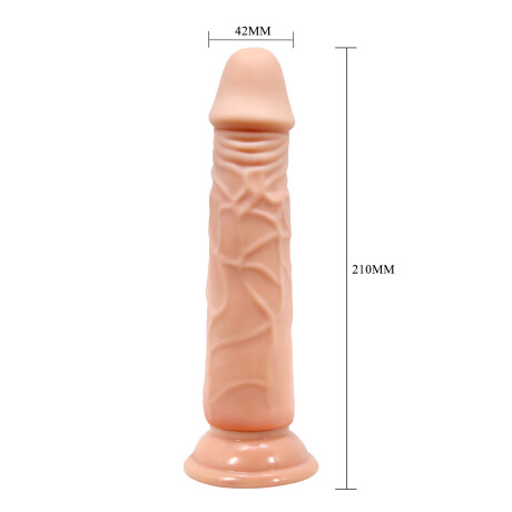 Dildo Rrealístico con Ventosa Barbara 21 cm Dildo Rrealístico con Ventosa Barbara 21 cm