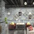 Papel Adhesivo Empapelar Piedra Cocina Pared 1,22x2mts Papel Adhesivo Empapelar Piedra Cocina Pared 1,22x2mts