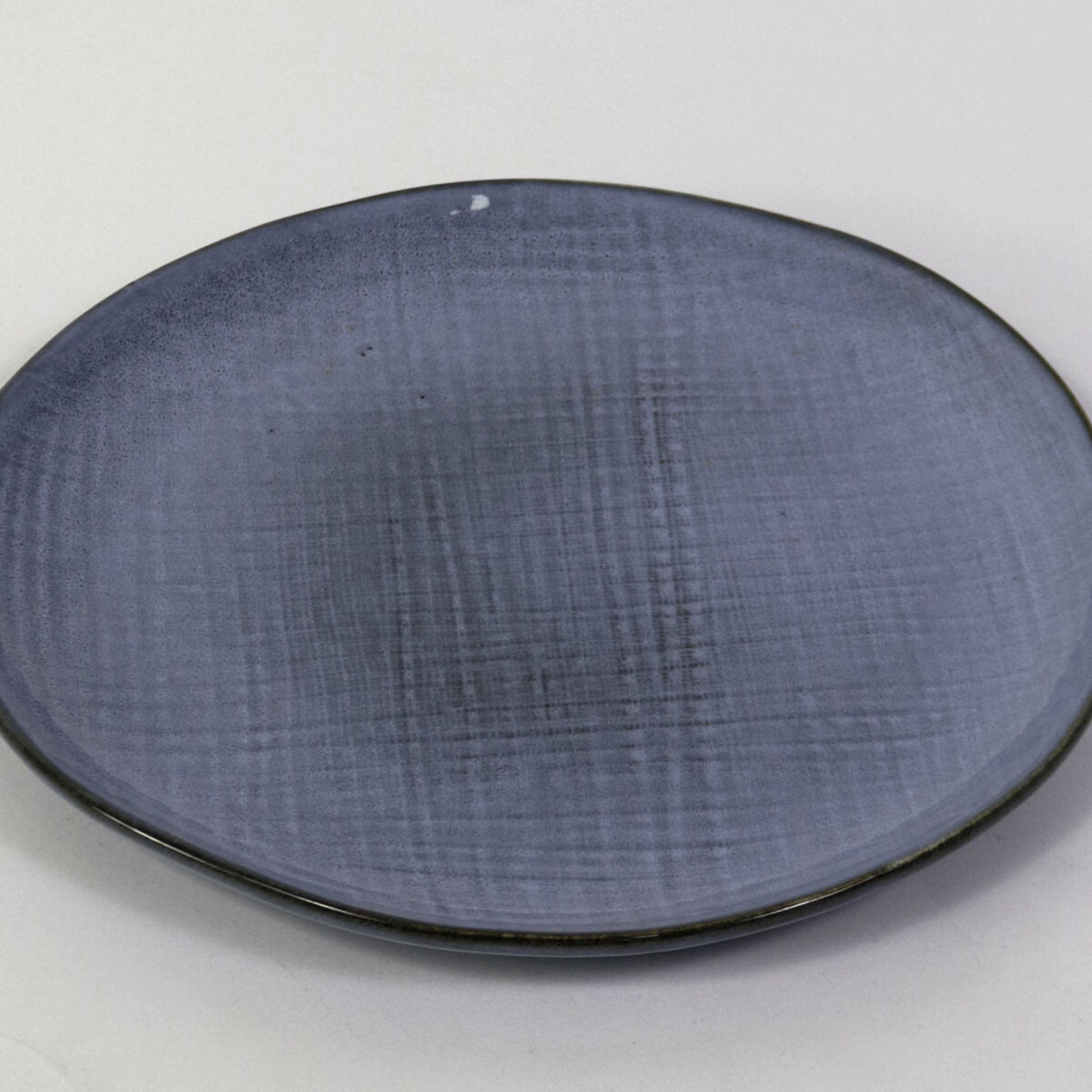 PLATO PLAYO CERAMICA AZUL CL COMB 26.5CM 